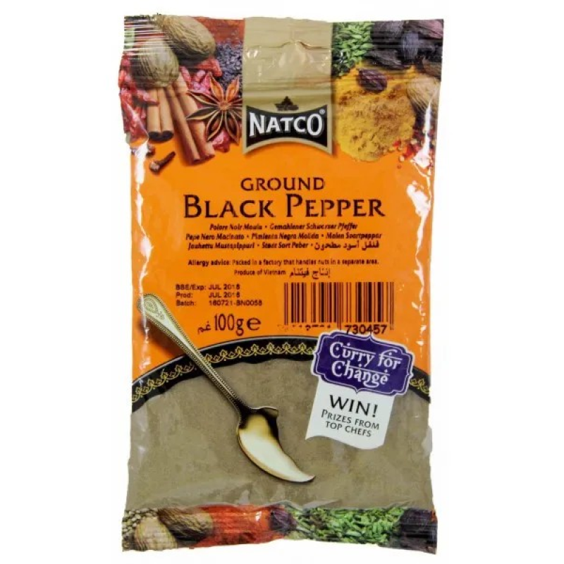 Natco Ground Black Pepper 100g