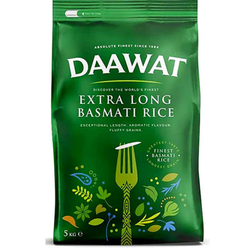 Daawat Basmathi Rice 5kg