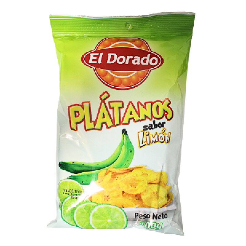 El Dorado  Platanos Sabor Lemon 100g