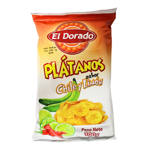 El Dorado  Platanos Sabor Chiley Lemon 100g