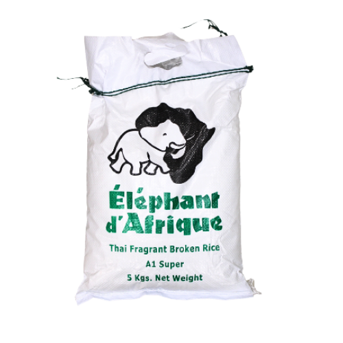 Elephant d Afrique Thai Fragrant Broken rice 5kg