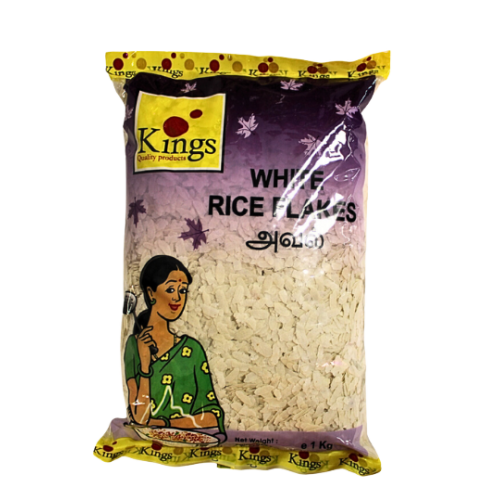 Kings White Rice Flakes 500g