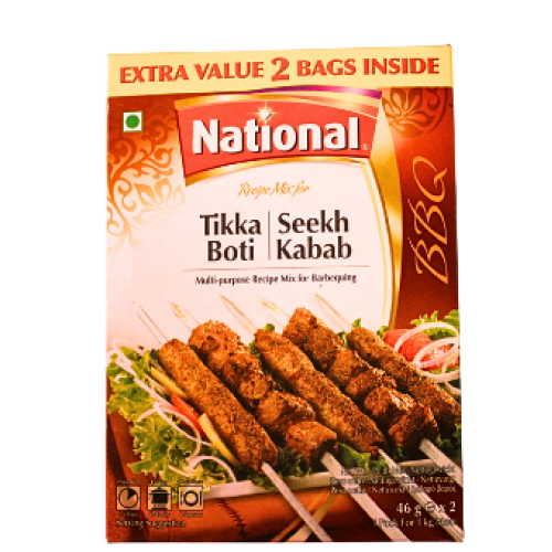 National Tikka Seekh Boti Kabab 92g