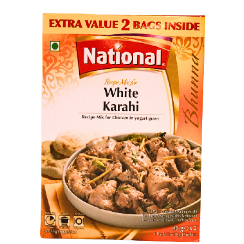 National White Karahi 80g