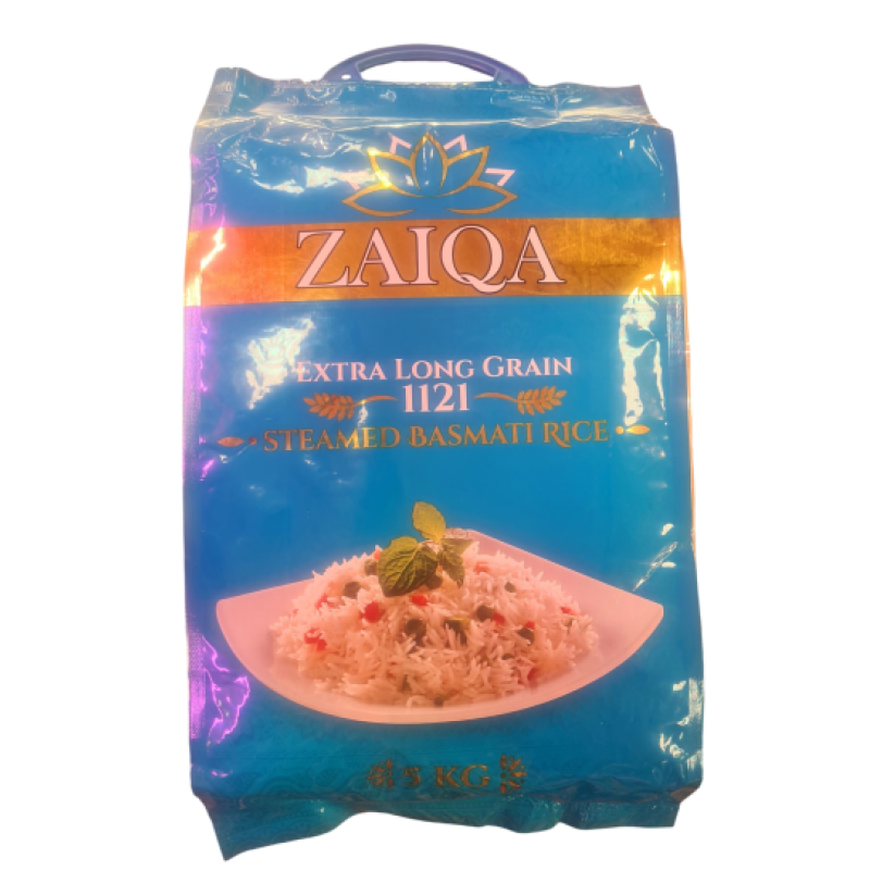 ZAIQA STEAMED BASMATI RICE 5kg