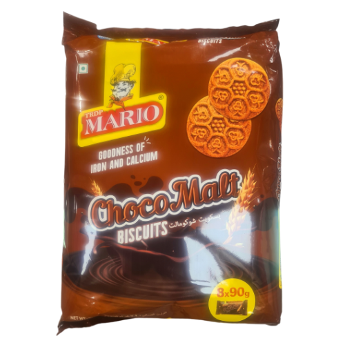 MARIO CHOCO MALT BISCUITS