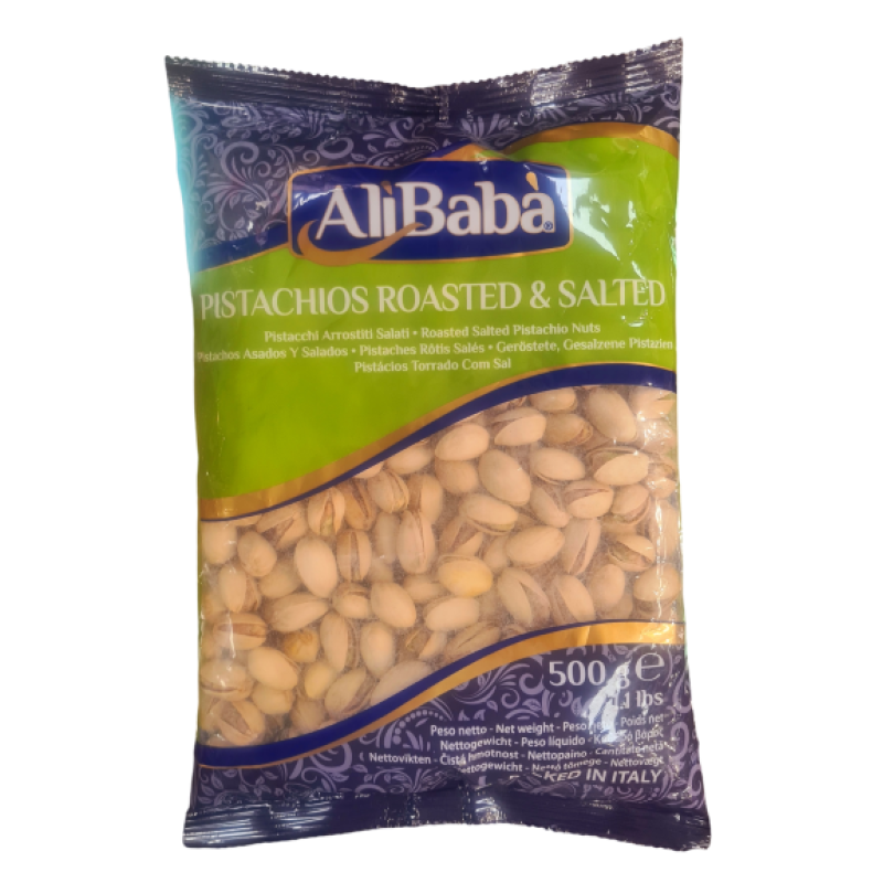 ALIBABA PISTACHIOS ROASTED  & SALTED 500g